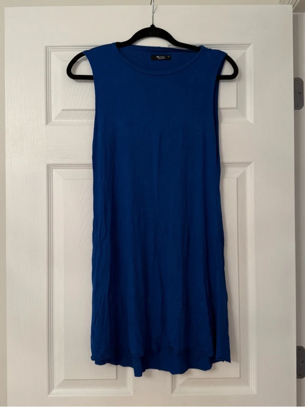 Michael Lauren Royal Blue Sleeveless Shift Dress - Picture 7 of 7